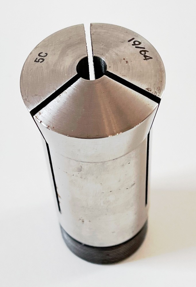 19/64" 5C Round Collet External & Internal Threads
