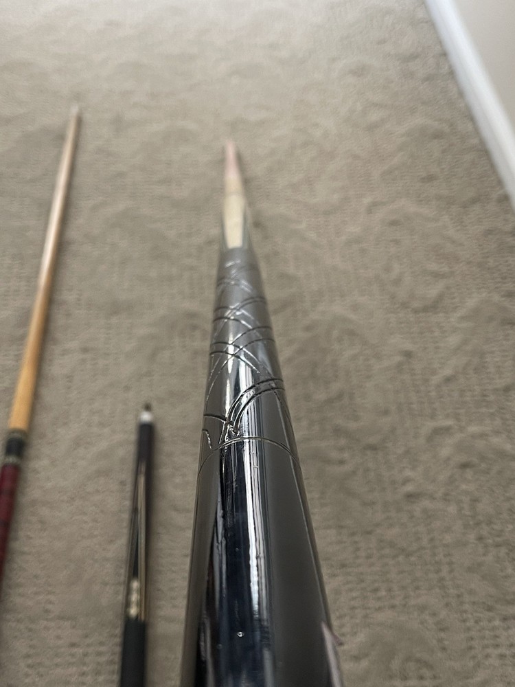 MIZERAK 58" 2-Piece POOL CUE P1860 18 oz. + More