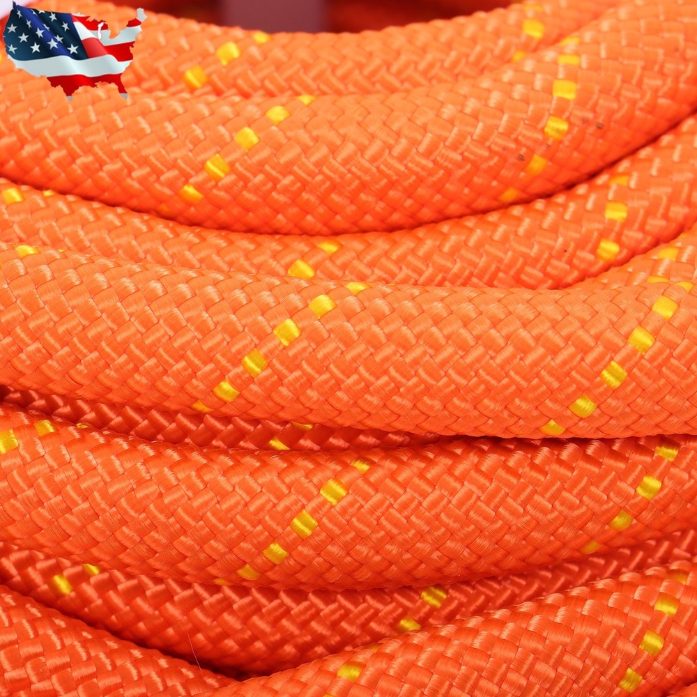 Pulling Rigging Line 1/2" × 125' Double Braid Nylon Polyester Arborist Bull Rope