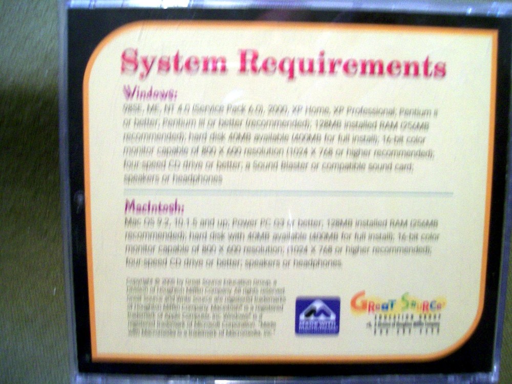 Write Source: Interactive Writing Skills (2005, 2 CD-ROM)