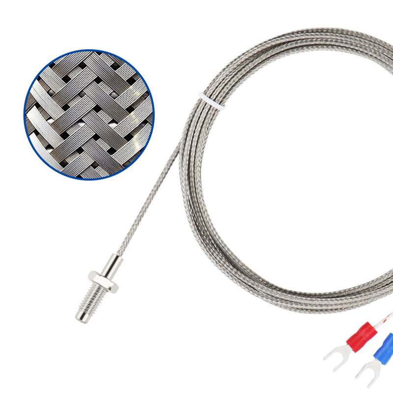 M6/8 K E Type Thermocouple Probe High Temperature Sensor Thermistor Sensor Probe