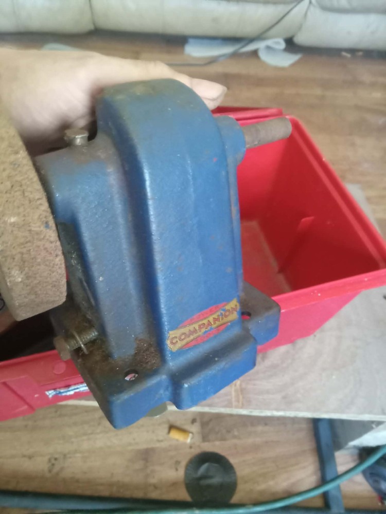 Bench Top Belt Sander w Motor + Vise Bundle Workshop Tools Tested/Untested