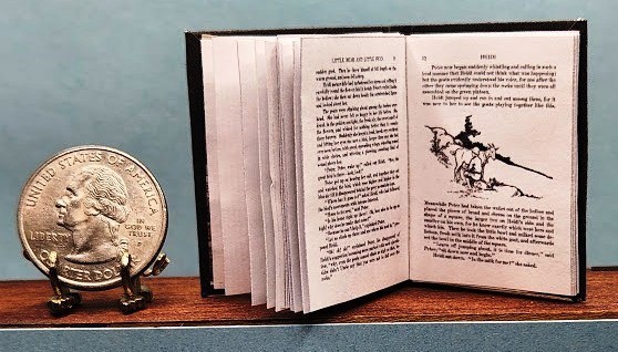 1:6 SCALE MINIATURE BOOK HEIDI ILLUSTRATED PLAYSCALE BARBIE