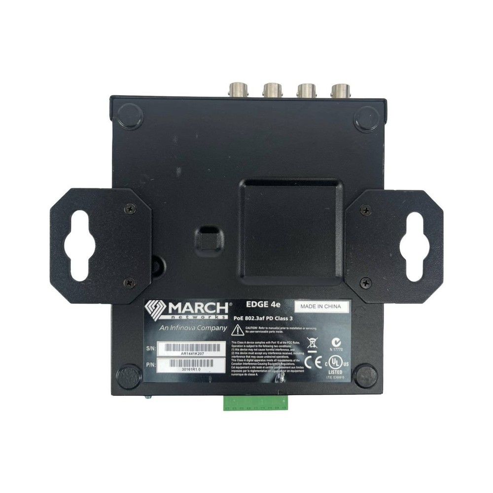 March Networks EDGE 4e NVR 4-Channel PoE Video Encoder - No AC Adapter