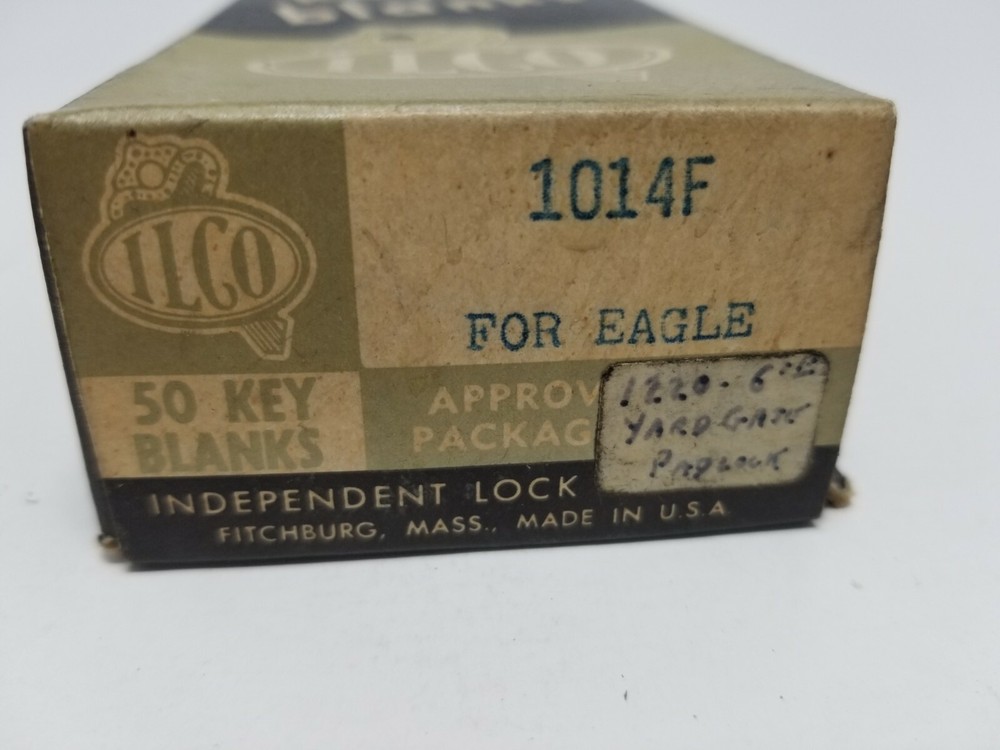 Vintage Original ILCO Key Blank 1014F