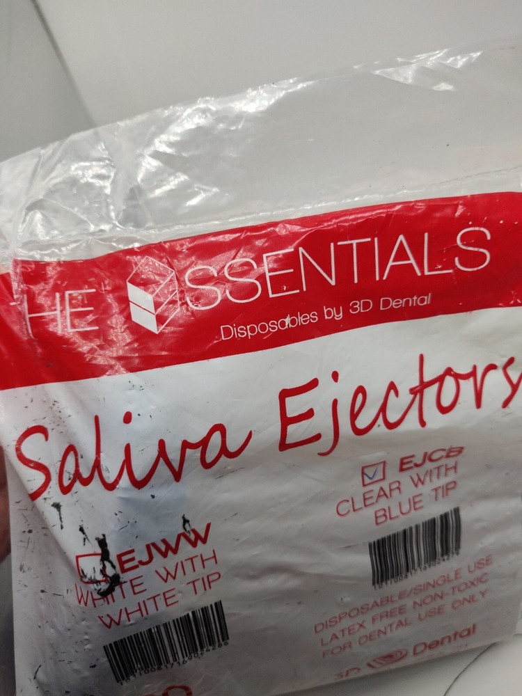 Saliva Ejector Disposable Evacuation Suction Tips 100 Pcs The Essentials