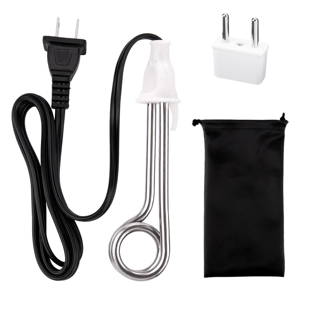 300W Immersion Water Heater 120V/240V Travel Cup Immersion Heater for Coffee