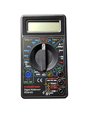 7 Function Digital Multimeter AC DC Voltage Basic Digital Multimeter PDM631
