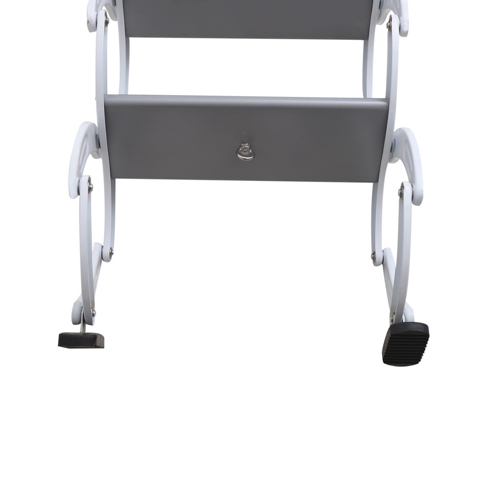 12 Step Wall Mounted Telescoping Loft Ladder Pull Down Folding Attic Stairs