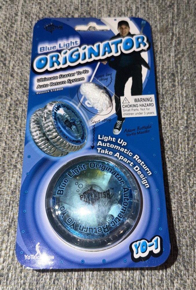 Peter Fish Blue Light Originator Auto Return System Yo Yo New In Package