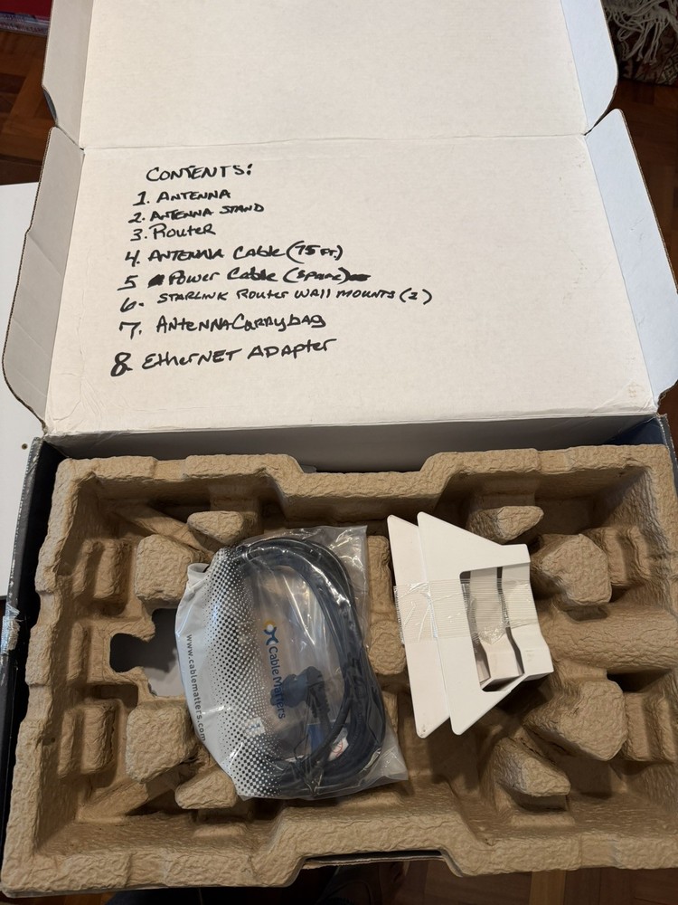Starlink v2 dish kit with (2) mesh routers