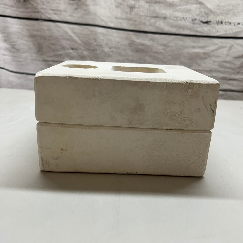 Ceramic Slip Casting Mold Square Box Lid Vintage