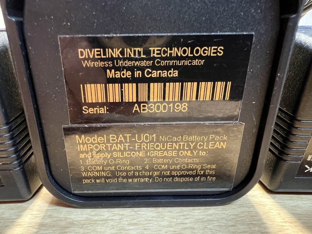 Divelink Int’l Technologies Wireless Underwater Technologies Wireless Comm 3 Lot