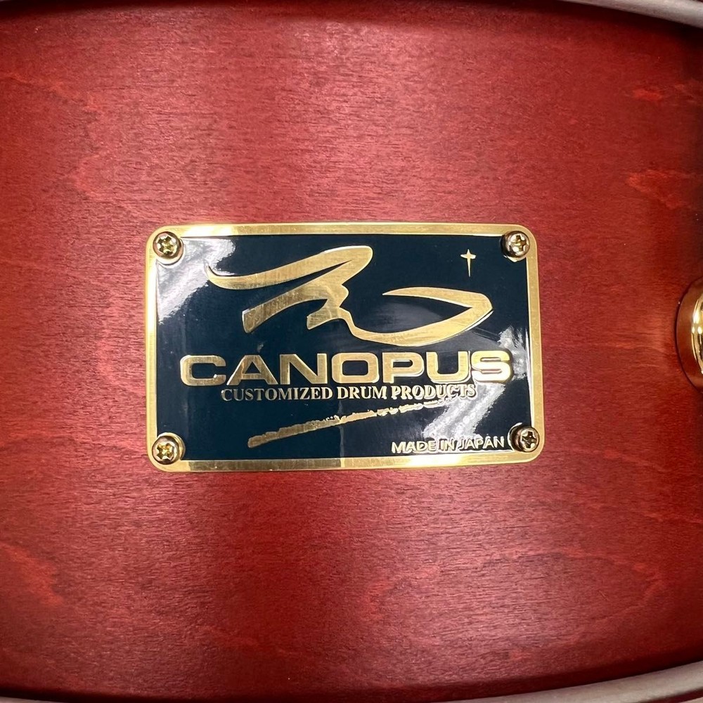 Snare drum Canopus MO-1455 Maple snare with case