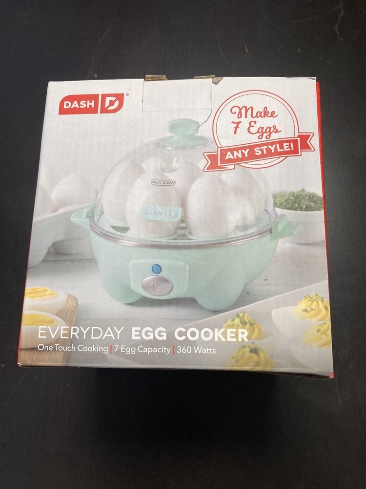 Electric Egg Cooker New 7 Egg Capacity DASH One Touch Egg Cooker