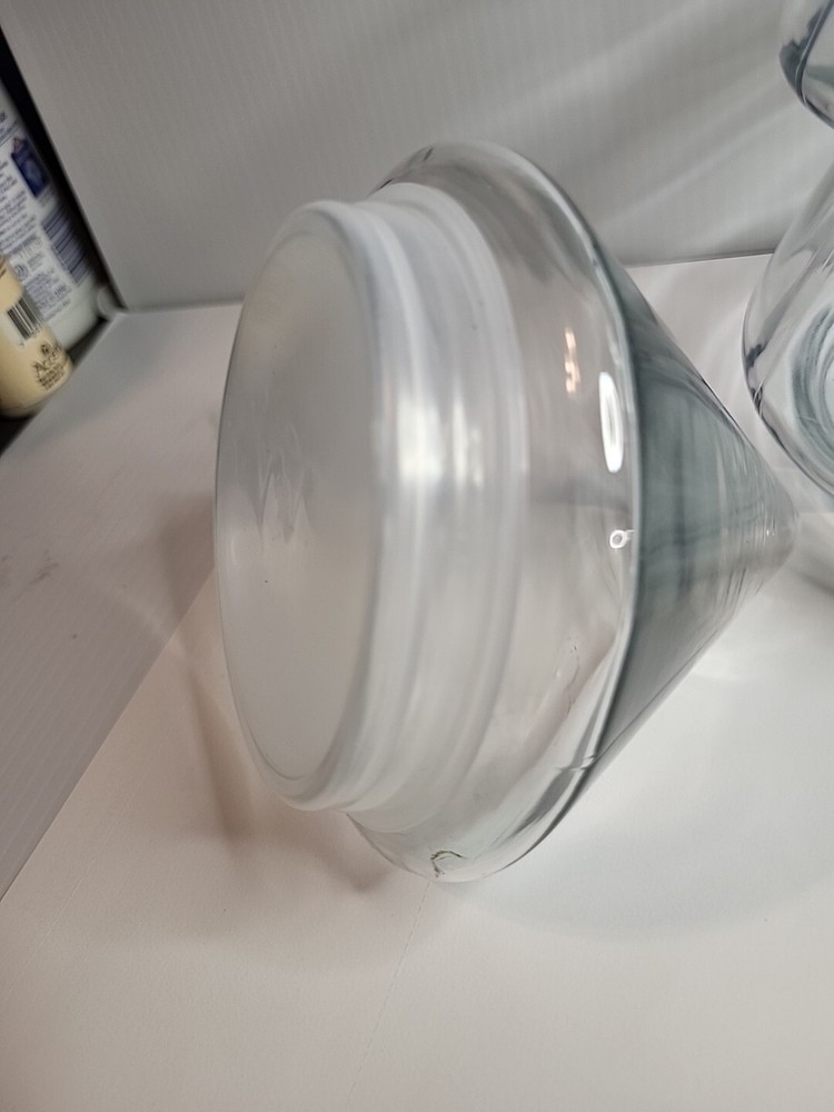 Anchor Hocking Clear Glass Christmas Tree Cookie Or Candy Container