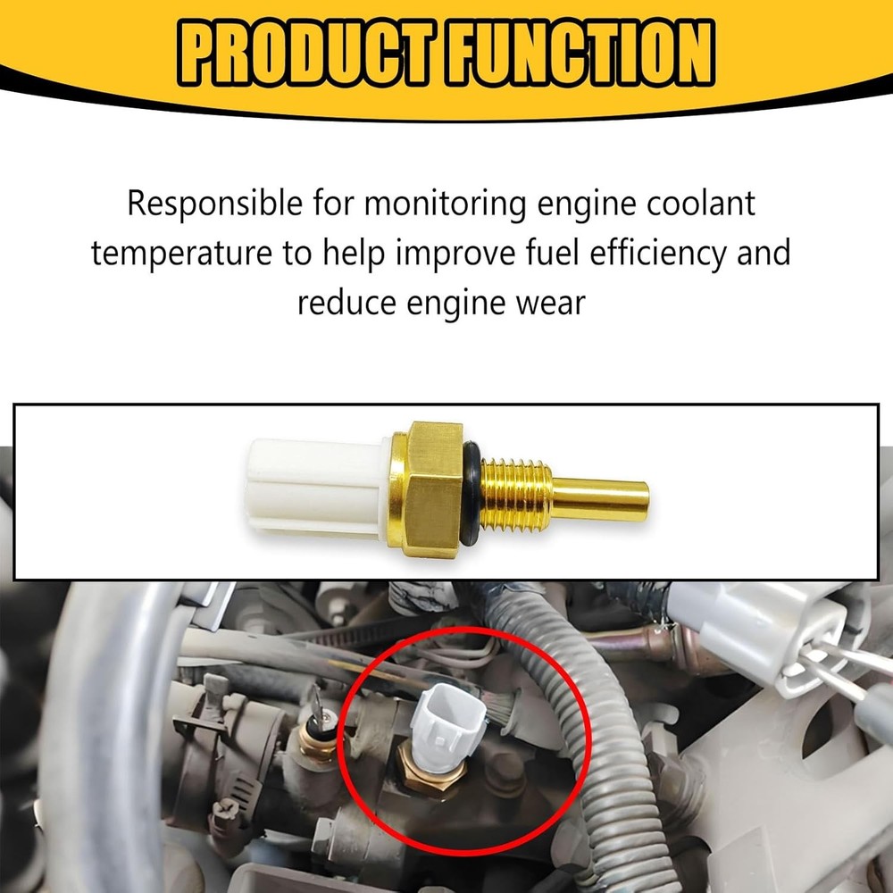 Engine Coolant Temperature Sensor Compatible with Accord Civic Element CR-V RL T
