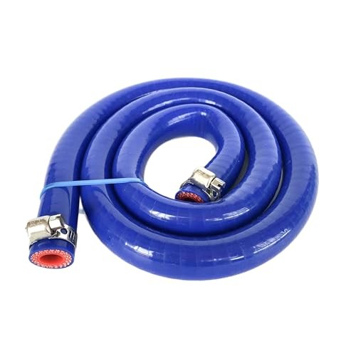 High Temp Reinforced Silicone Heater Tubing Hose 9.5MM (3/8") X 3.28FT Blue
