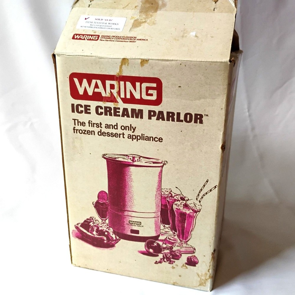 vintage Waring Ice Cream Parlor ice cream machine