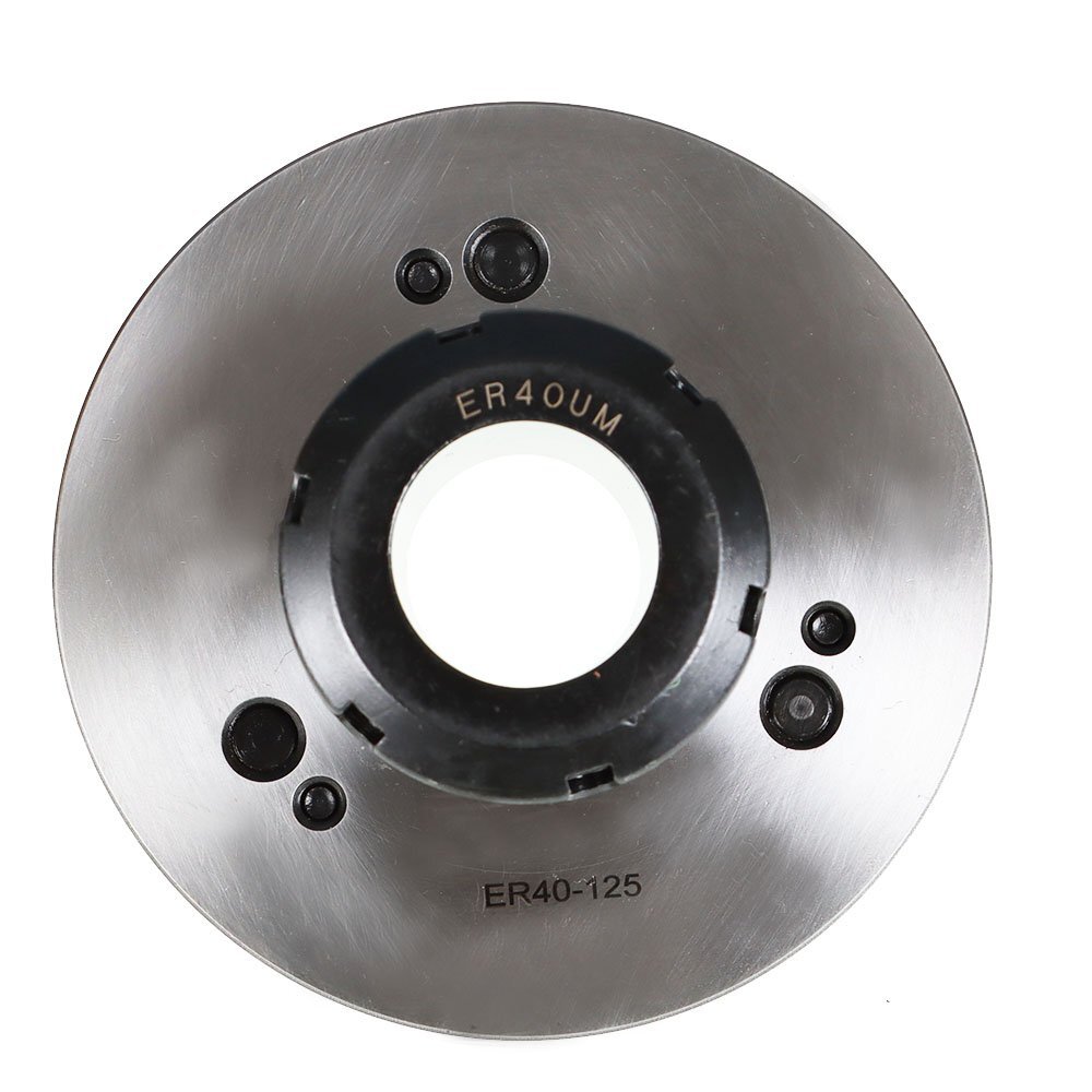 ER40 Collet Chuck 125mm Diameter Compact Lathe Tool Stud 5/8" Fit Milling