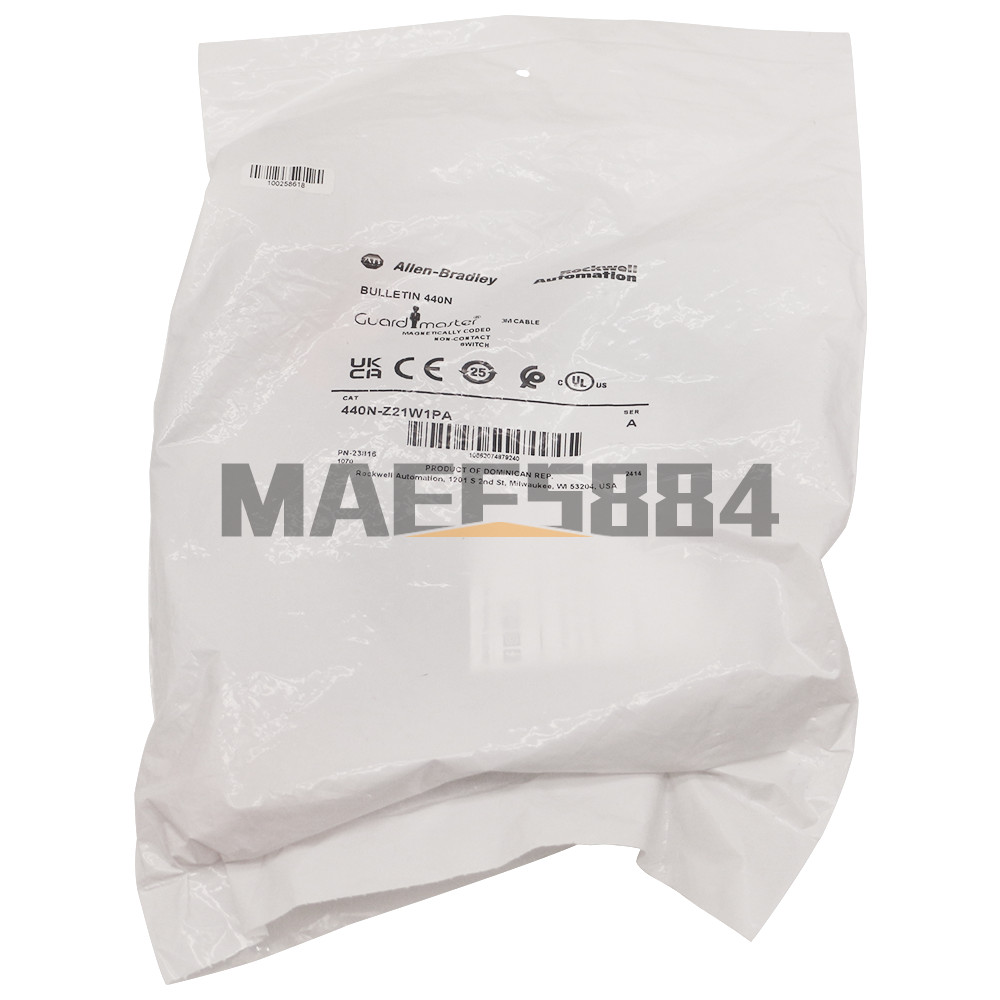 Original New Allen Bradley 440N-Z21W1PA Guardmaster 440N Non Contact Switch