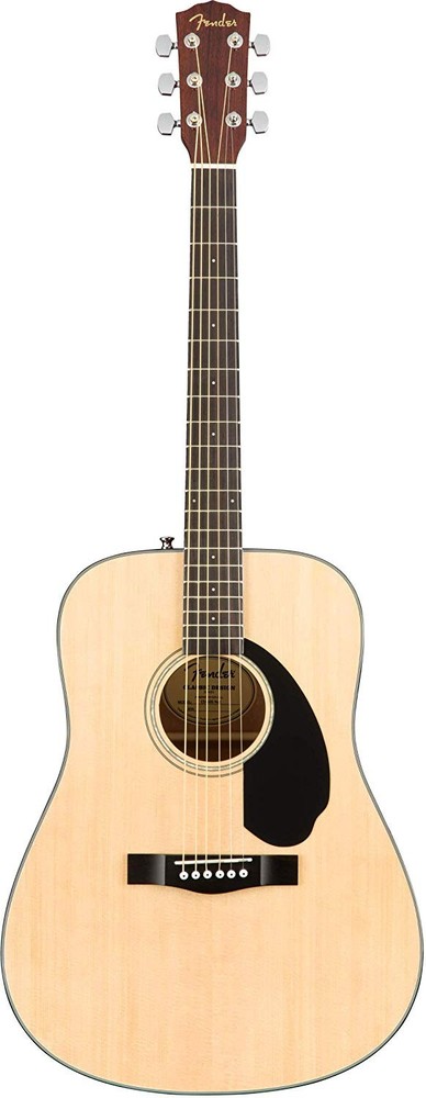 Fender CD-60S Solid Top Dreadnought Acoustic Guitar - Natural