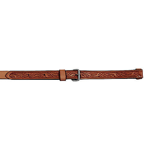 Circle Y Floral Tooled Flank Cinch w/Billets