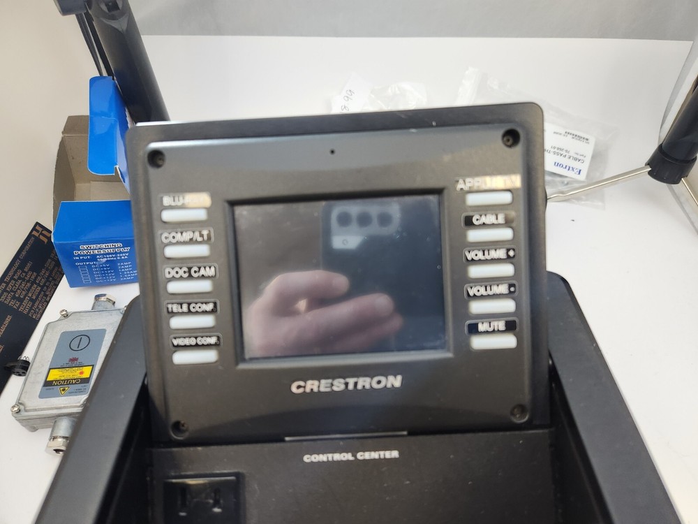 Crestron C2N-FT-TPS4-B Flip Top Touch Panel Control Center