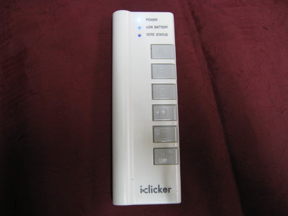 iClicker Student Remote control - Tested working