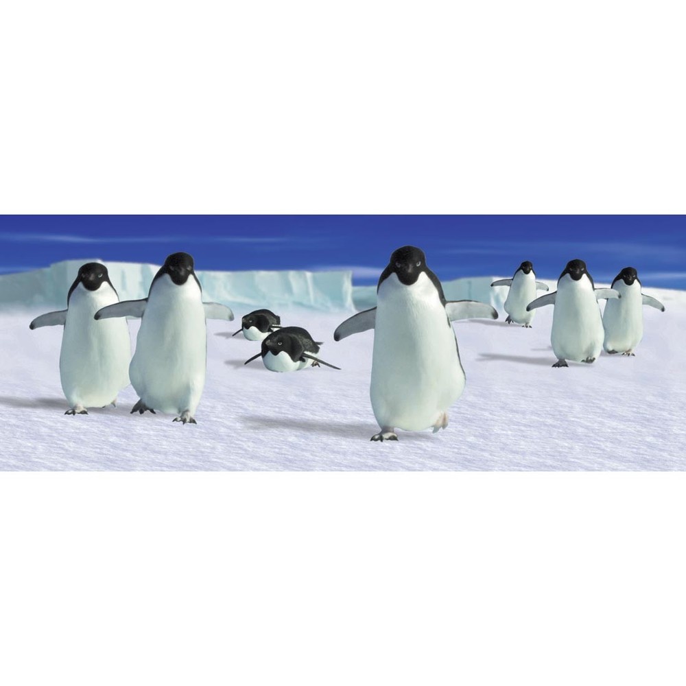 Penguins Lenticular Motion Bookmark/Ruler by Moovie Studio