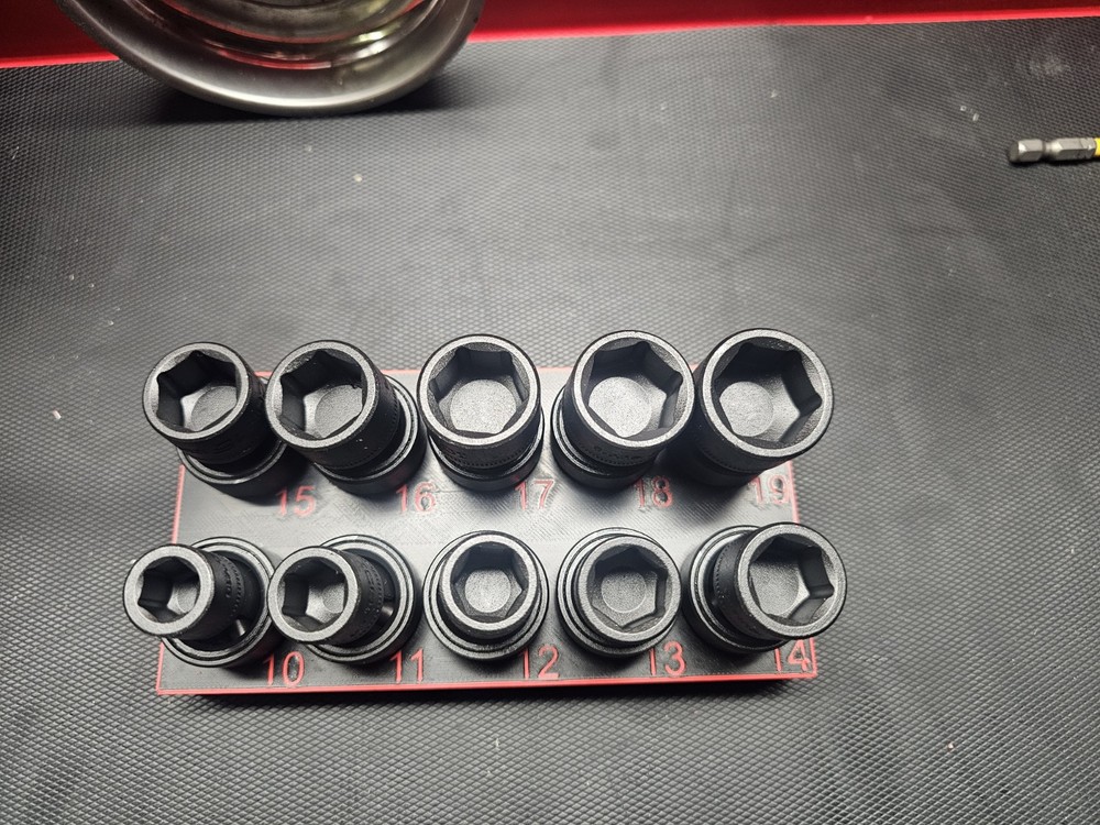 Icon Wobble Socket Organizers 3/8 METRIC