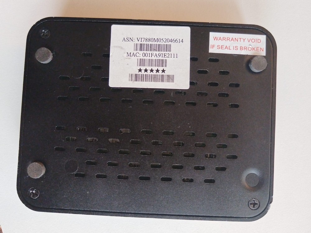 UNTESTED TFC Digital IPTV Set Top Box IPTV NO ADAPTER OR REMOTE