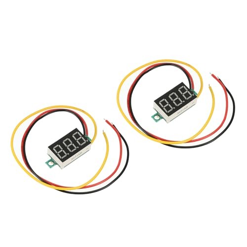 Digital Voltage Meter 3-Wire DC0V-30V 0.36 Inch Red Green Blue Mini Display