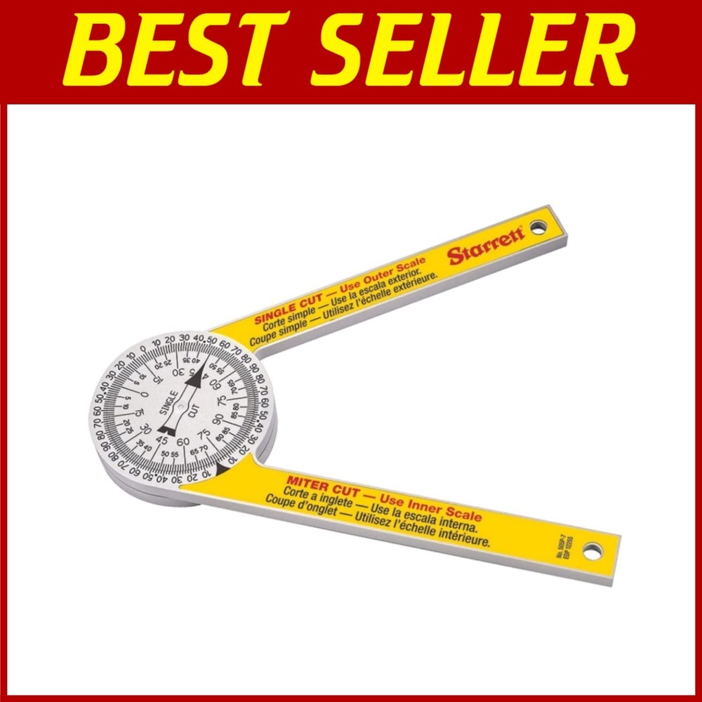 Laser Engraved Miter Protractor - Home Improvement Essential