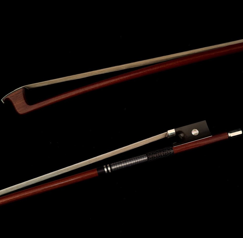Professional 4/4 Master Violin Bow Antique Pernambuco Sartory Copy Silver