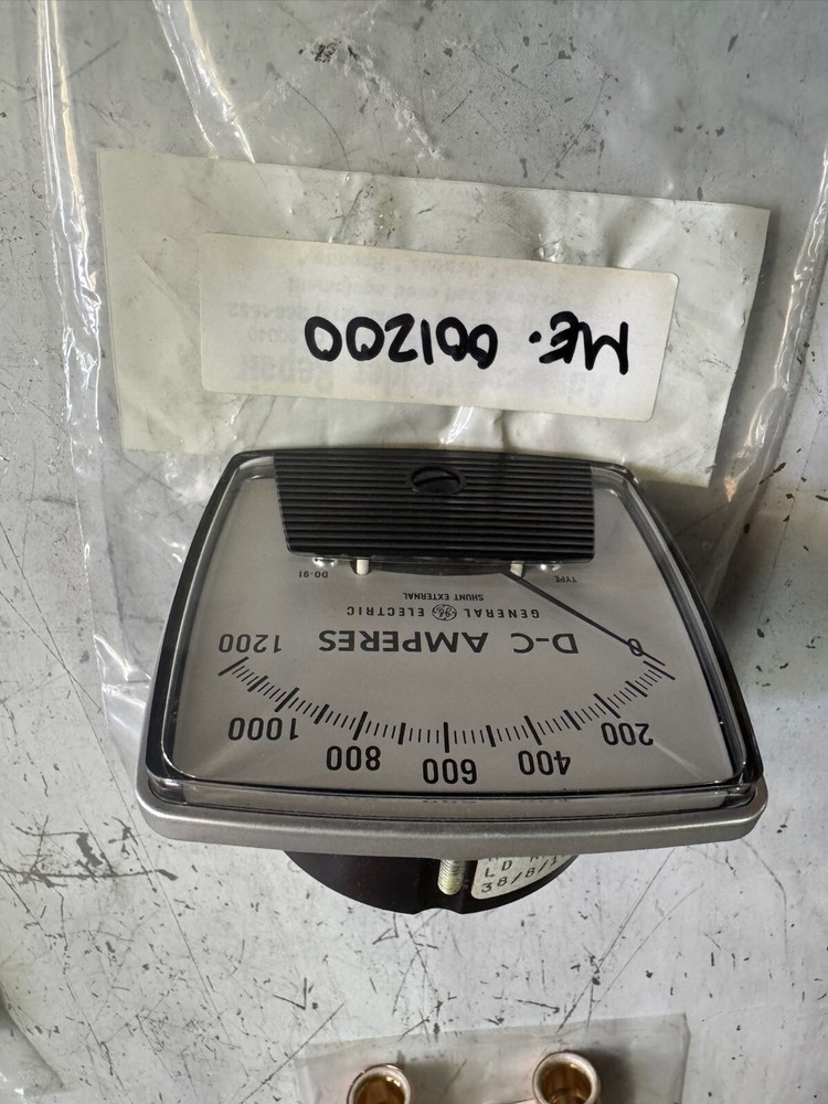 001200 Meter Amp DC 0-1200 - New Replacement Part