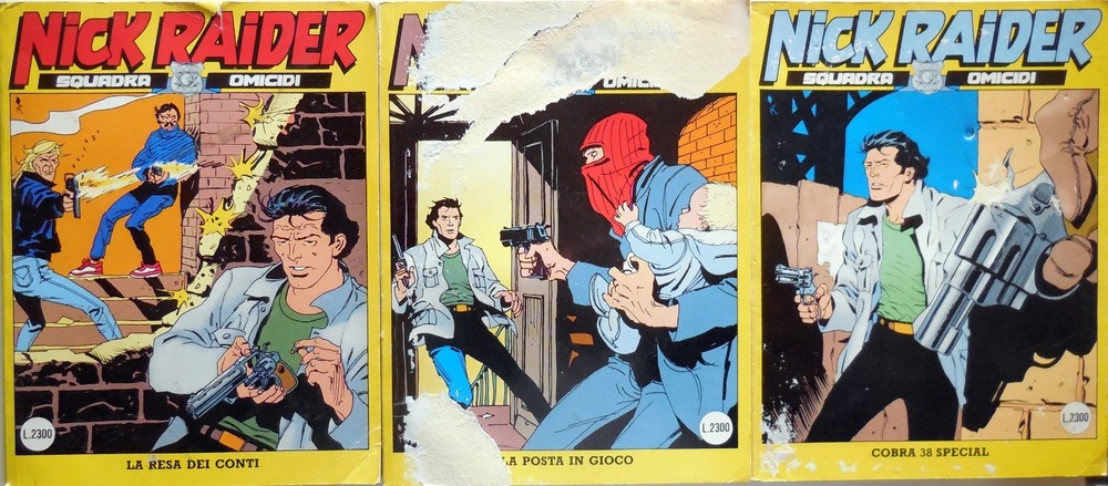 NICK RAIDER LOT NO.58-59-60 READING