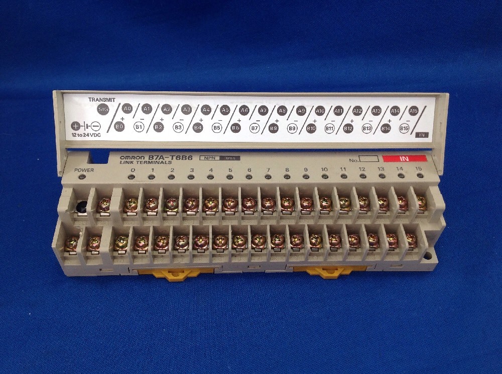 Omron PLC INPUT B7A-T6B6 Link Terminals NPN 3ms Fast Post From UK