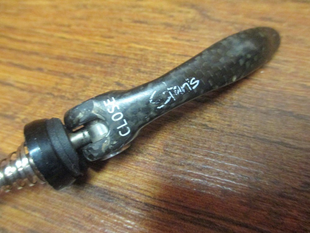 STANS QUICK RELEASE FRONT CARBON SKEWER 100x9mm