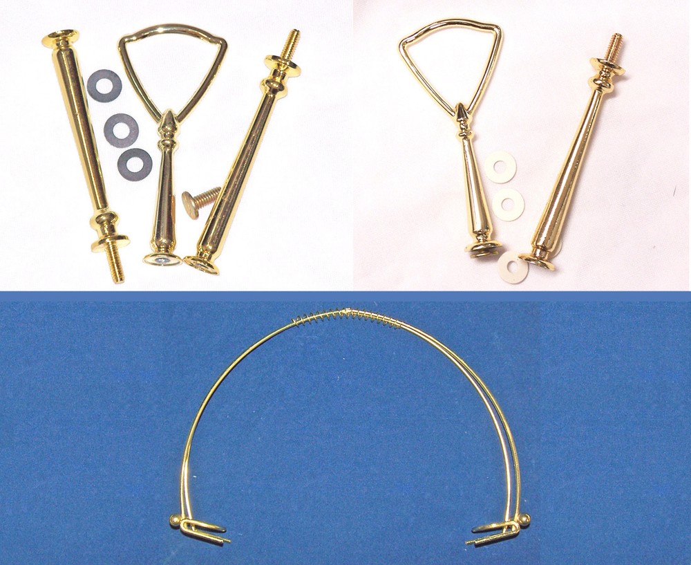 2 and 3 Tier Plate Hardware Sets Removable Handle Craft Home Decor