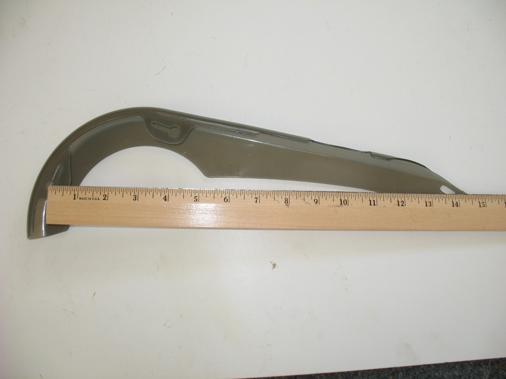 Smoked Plastic Bicycle Chain Guard Without Hardware #24