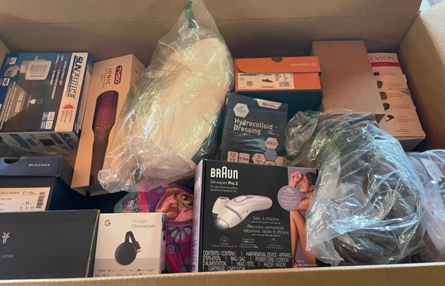 brand new liquidation box from Amazon And Target/large