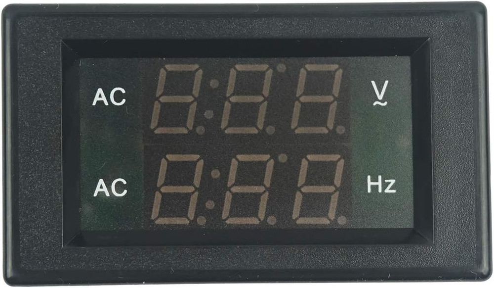 Digital AC Voltage Frequency Meter, AC 80-500V Voltmeter 45-65Hz Frequency Count