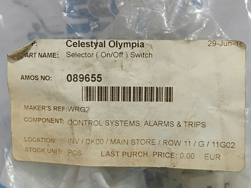 Selector On/Off Switch WRG2 Knob Switch For Control System