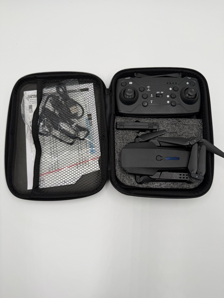 Foldable WiFi FPV Drone w/ Camera RC Quadcopter E88 E99 Style + Case Remote