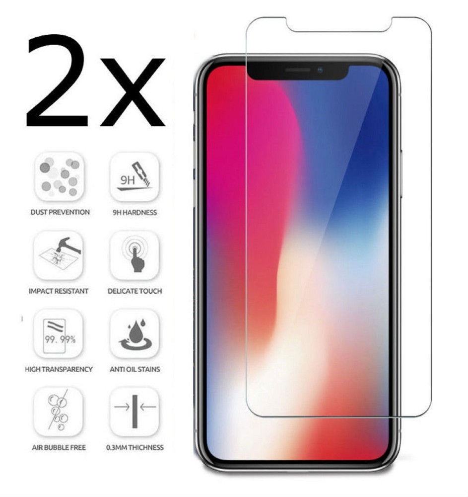 2-Pack Premium Tempered Glass Screen Protector iPhone 12 Series Pro Max Mini