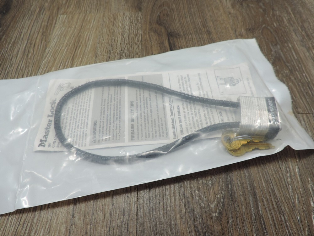Master Lock Cable Gun Lock 107