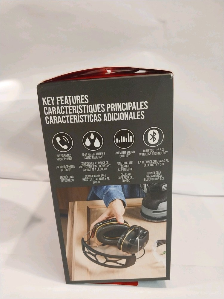 3M WorkTunes Electronic Hearing Protectors: Connect with Bluetooth Technology (B