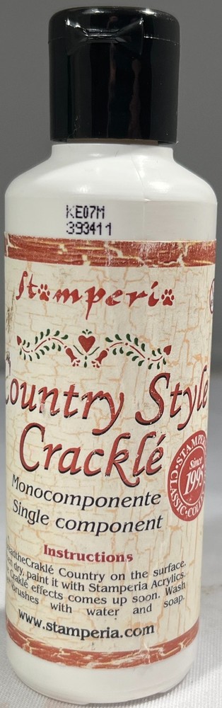 Stamperia Country Style Crackle Single Component, 2.7 oz.