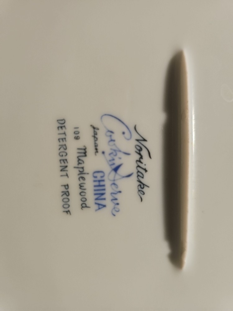 Noritake China 12" x 8" ,vegetable bowl Maplewood,rectangular!